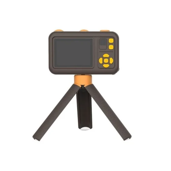 Porodo digital camera for kids with tripod - Brown